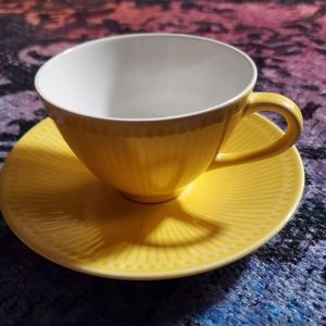 Single set - Rörstrand Capri tea saucer and cup SWEDEN 641 (one set)
